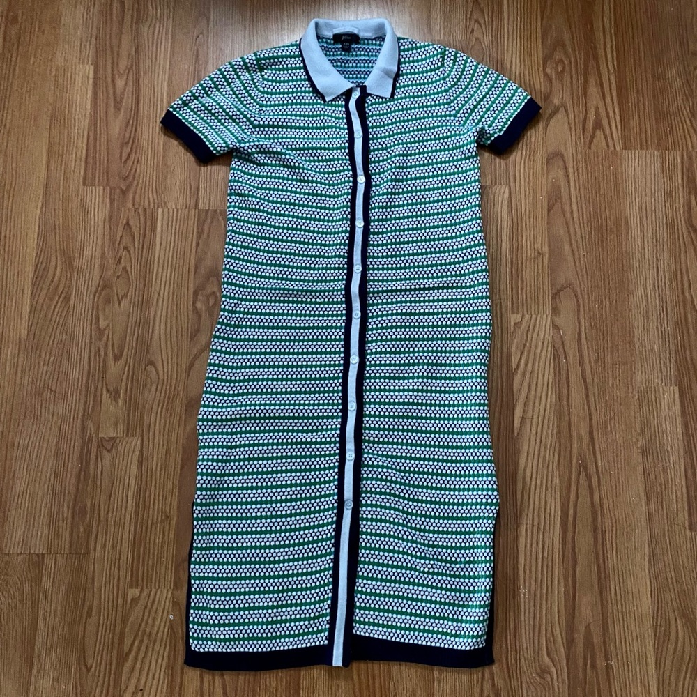 J. Crew crochet knit dress